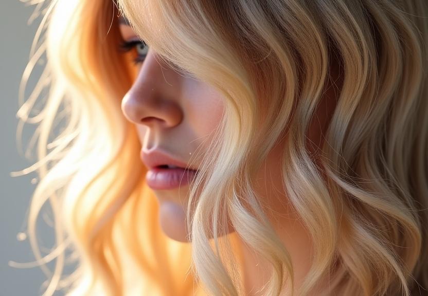 Blond bar balayage expertise Lyon